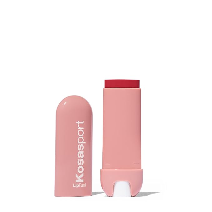 Kosas Lipfuel Hyaluronic Active Sport Lip Balm - Hydrates, Energizes and Protects - Natural Lip Treatment and Care (Pulse)
