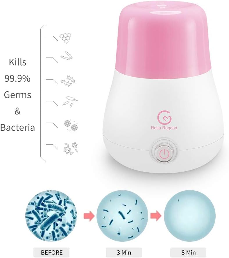 ROSA RUGOSA Menstrual Cups + Steamer Bundle - All You Need to Start Your Menstrual Cup Journey! - Feminine Hygiene - Leak-Free - up to 99.9%