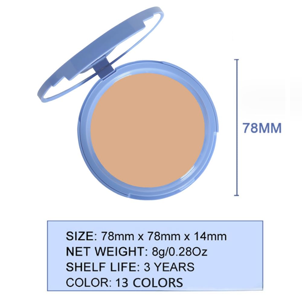 Oil Control Matte Perfection Face Powder Compact For Women, Matte Smooth Flawless Setting Powder Makeup, Polvo Compacto De Maquillaje, Waterproof Long Lasting, 0.35Oz, (245 Radiant Honey, 1)