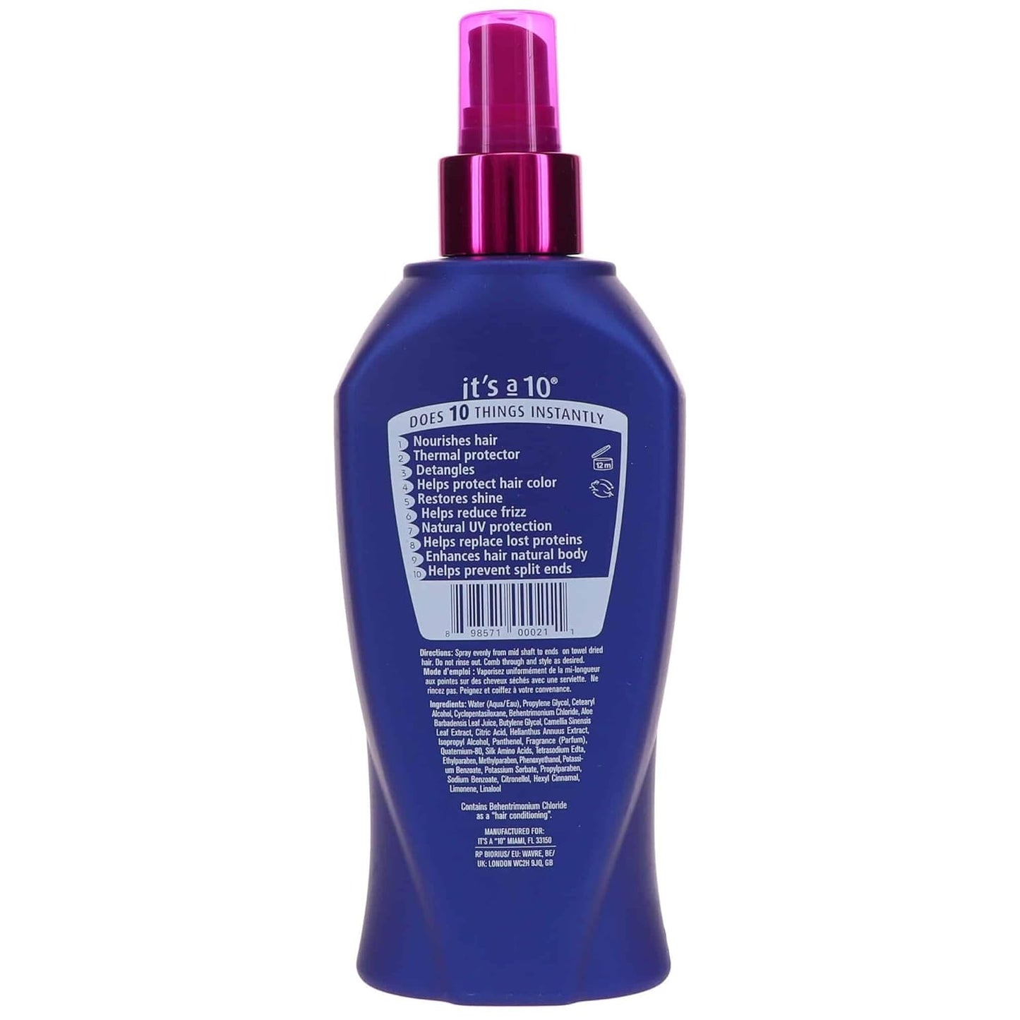 It's A 10 Haircare Miracle Leave-In Conditioner Spray - 10 oz. - 4ct