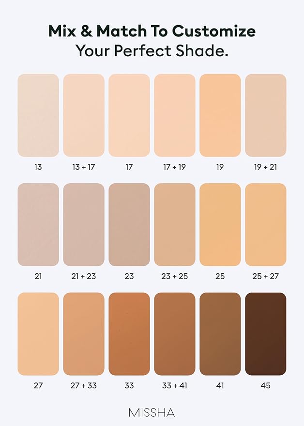 MISSHA M PERFECT COVER SERUM BB CREAM No.27 Honey Beige- Medium with Cool/Neutral Undertone, BB Cream by Cardi B Pick, Skin Tint, Tinted Moisturizer, Skin Care Foundation Makeup, 1.18 Fl oz