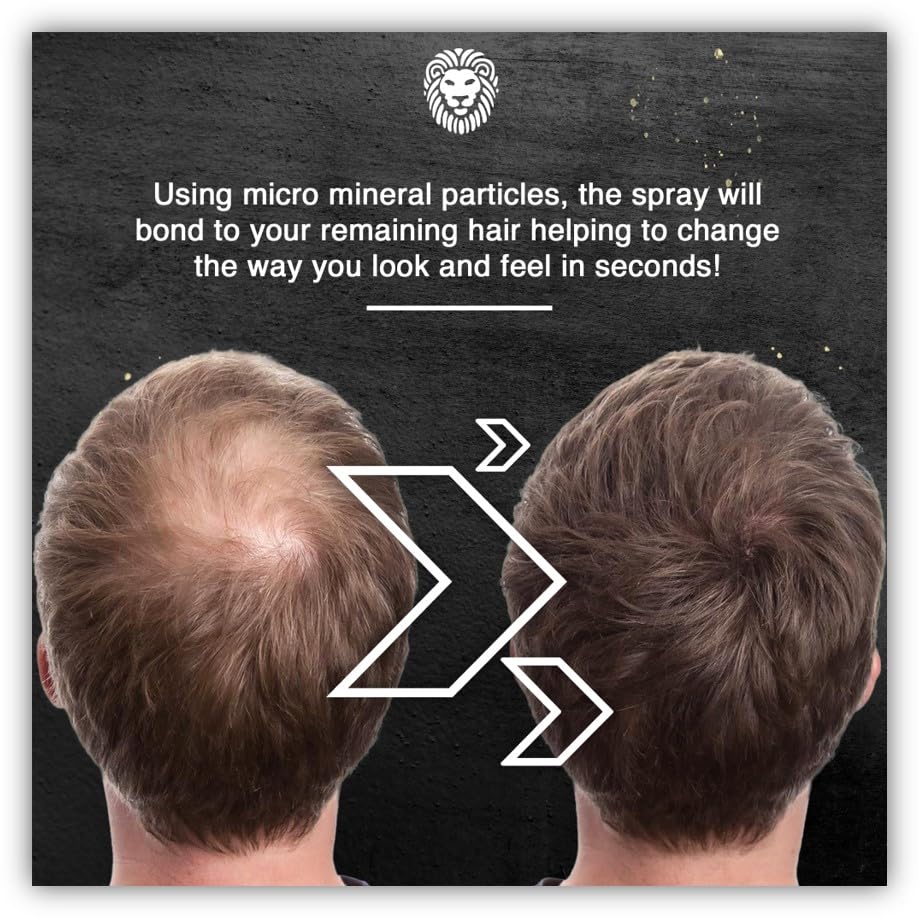 Hair Thickening Fiber Spray by Mane (200 ml, Silver)