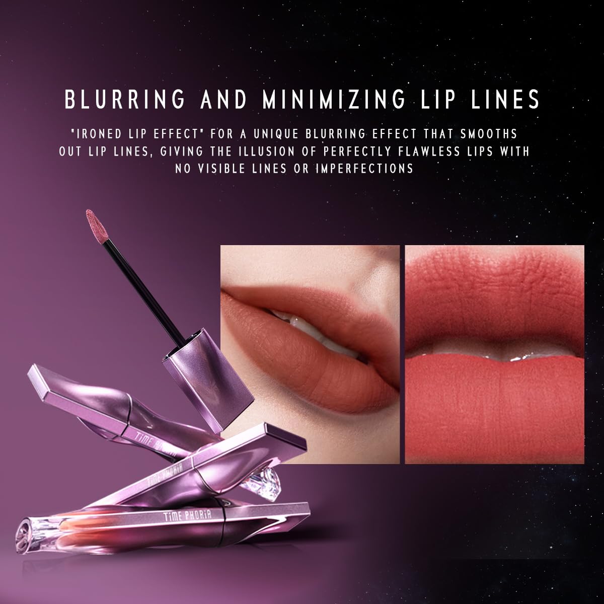 NEBULA VELVET LIP CREAM-Long Lasting Lip Stain, Waterproof and Transfer Proof Lip Tint, Matte Finish Lipstick, Smooth Out Lip Lines, Lightweight Lip Cream, High Coverage (07 MILKY WAY)