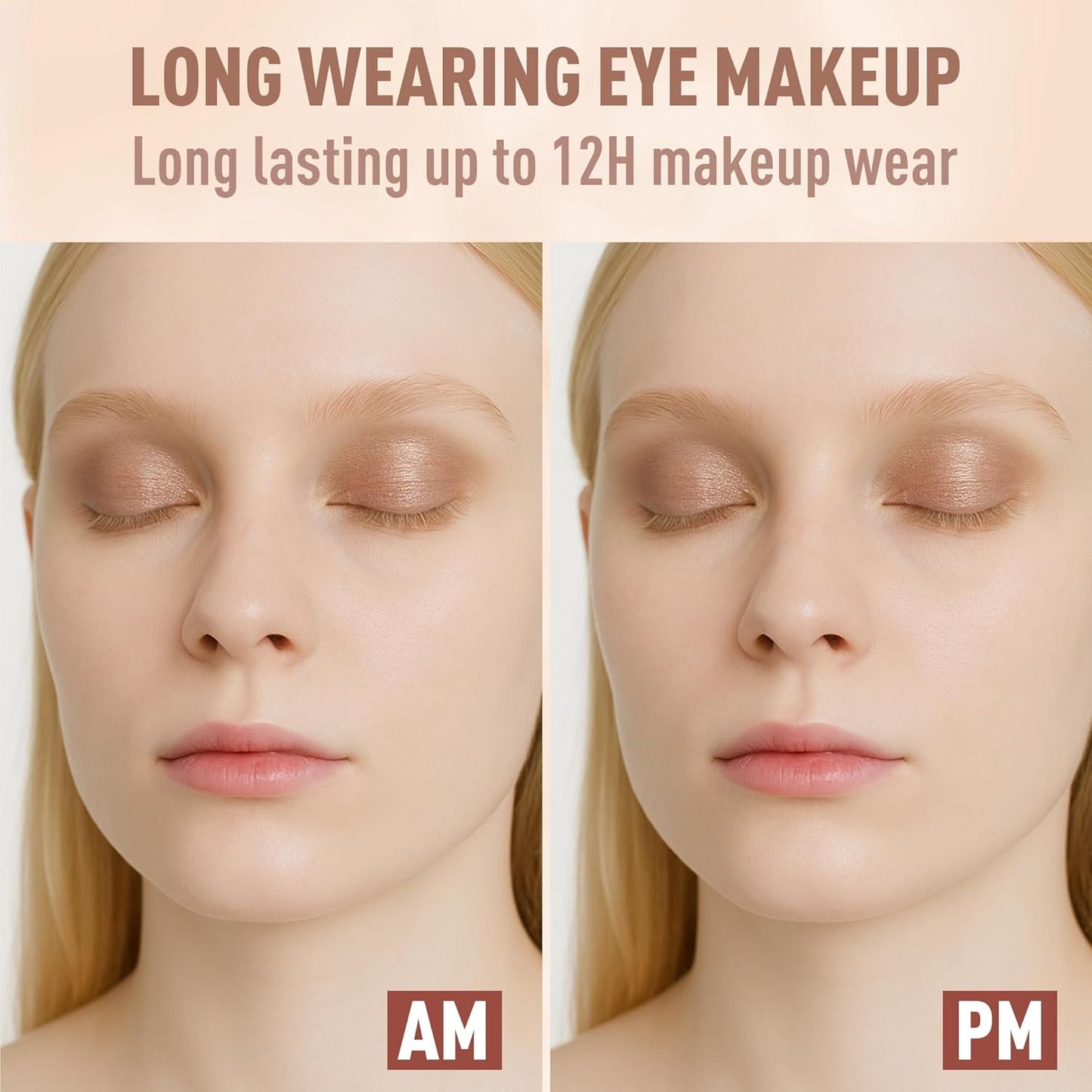 FV Cream Shimmer Eyeshadow Stick,Long Lasting & Waterproof, Multi-Use & High Pigment Eyeshadow Makeup Stick, Champagne Shimmer