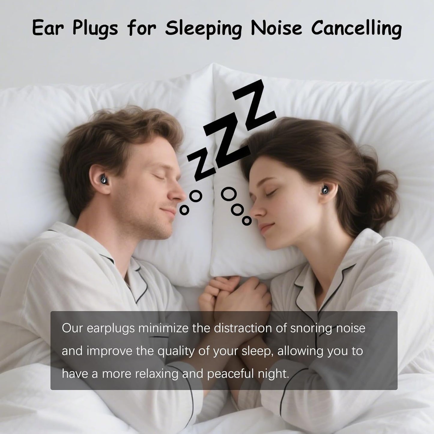 Noise Cancelling Ear Plugs for Sleeping, Reusable 45db Ear Plugs for Noise Reduction, Hearing Protection Earbuds with 8 Ear Tips, Washable Silicone Earplugs for Concert, Travel and Work