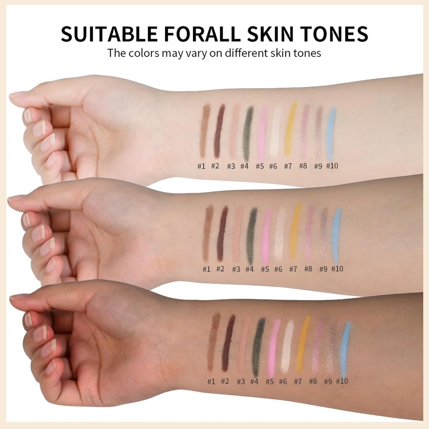 Erinde Waterproof Eyeshadow Stick, Cream Eye Shadow Stick, Long-Lasting, Crease-Proof, Cream to Powder Buildable & Blendable Eye Shadow Pencils Crayon, Vegan & Cruelty-Free, 04 Bottle Green