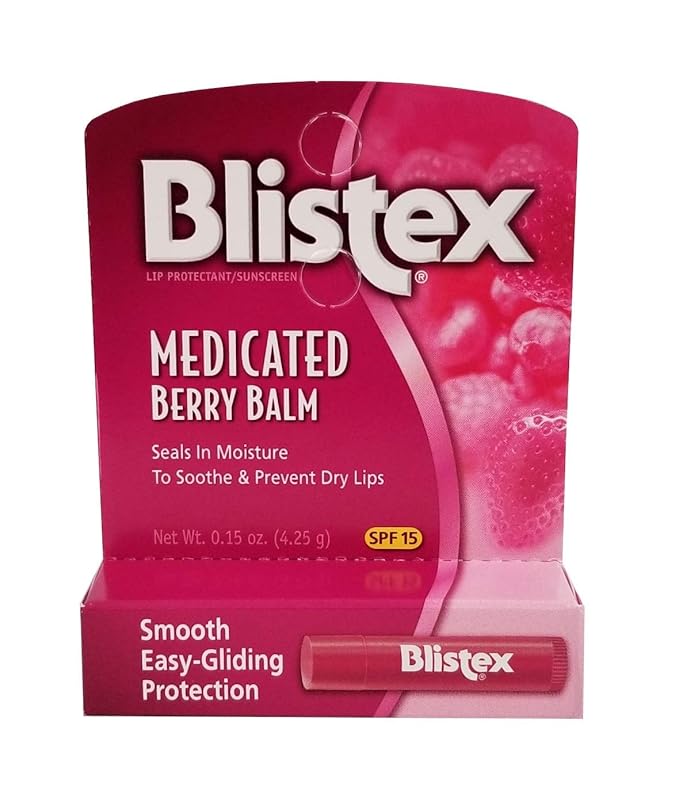 Blistex Medicated Lip Balm SPF 15 Berry - 0.15 oz