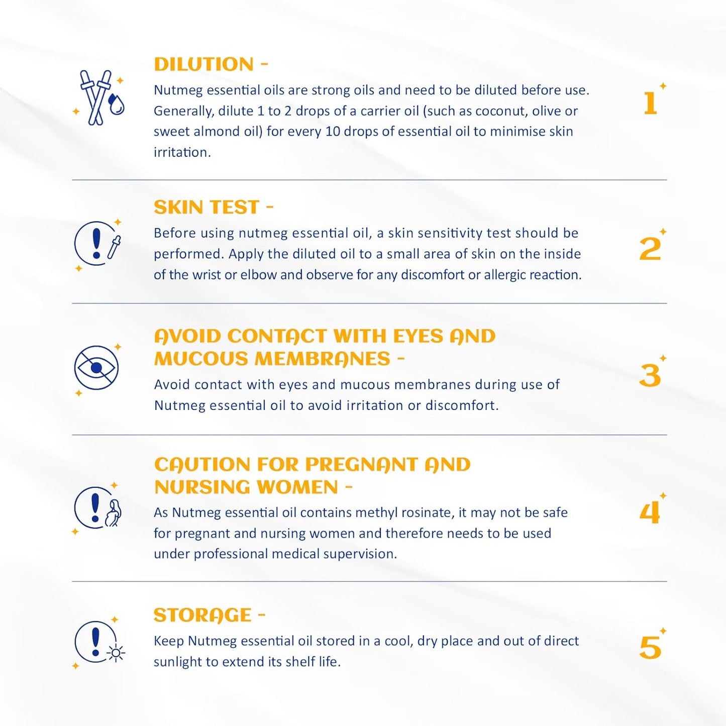 HIQILI Nutmeg Essential Oil 3.38 Fl Oz, Pure Natural Nutmeg Oil for Aromatherapy, Diffuser - 100ml