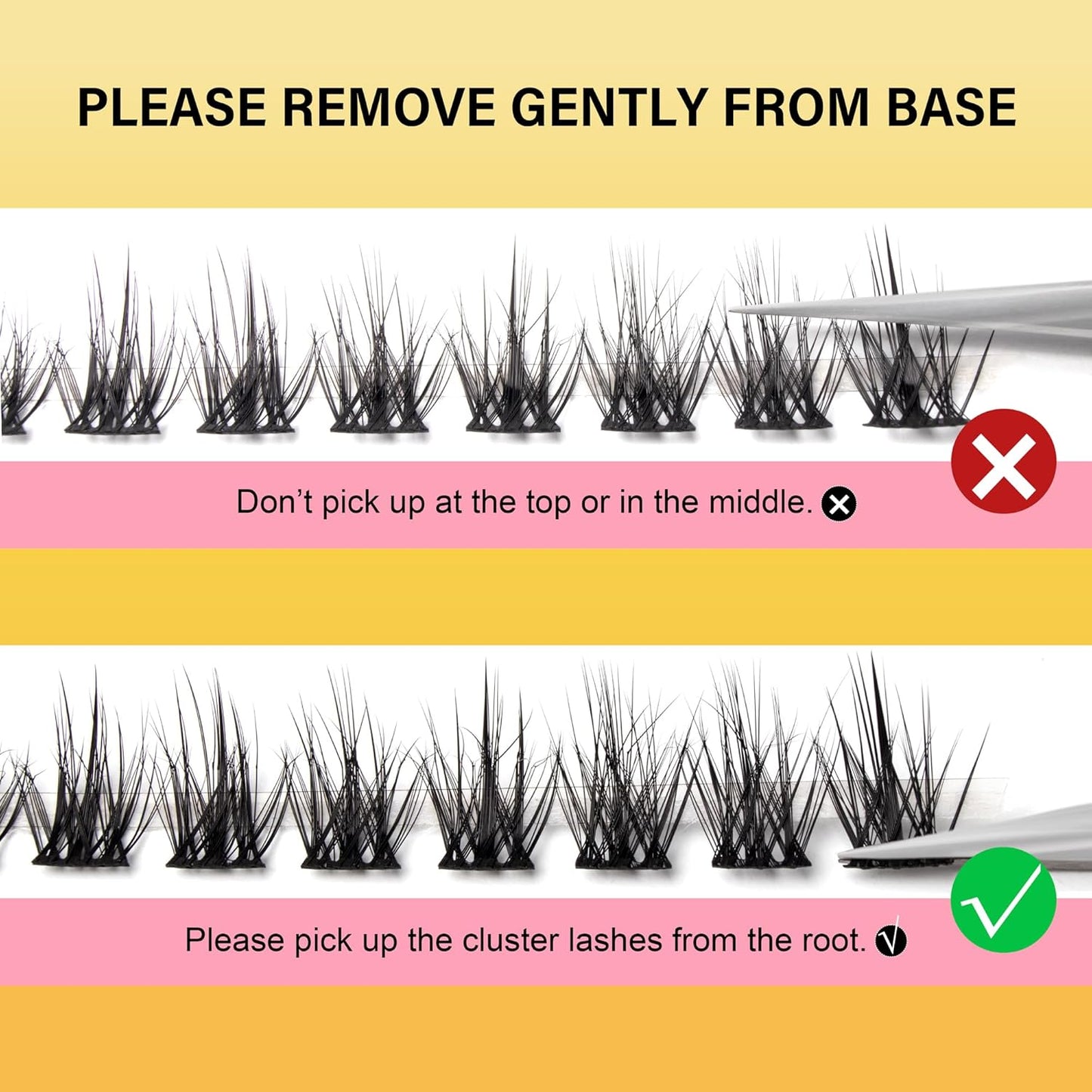 Lash Clusters 8-16mm, False Eyelashes 144pcs, Cluster Eyelash Extensions Matte Black Soft, Diy Lash Extensions D Curl Natural Lash Clusters Faux Mink Lashes Wispy๏ผBlaze,144pcs,0.07,D,8-16MIX)