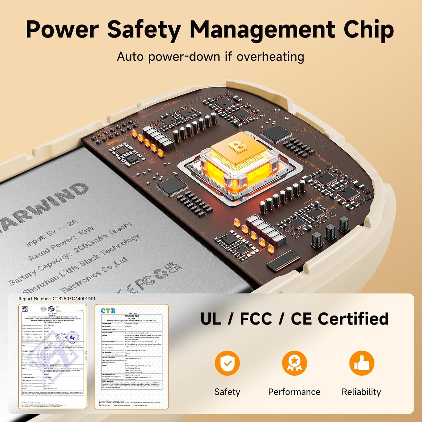 Electric Hand Warmers Rechargeable - 2 Pack Magnetic Pocket Heater Handwarmers with AI Chips, Portable Hunting Gear, Reusable Winter Essentials, Gift Ideas for Men, Women, Outdoor