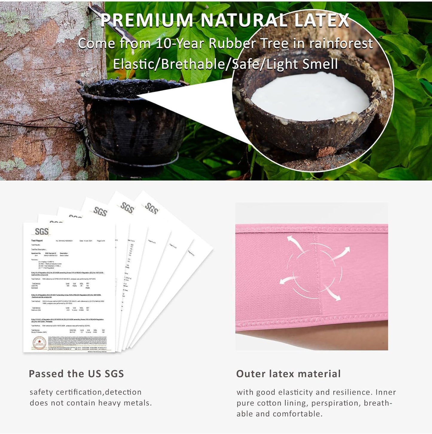 FeelinGirl Waist Trainer for Women Latex Waist Trainers Vest Plus Size Waist Cincher Corset 3 Belts Hooks Steel Bones