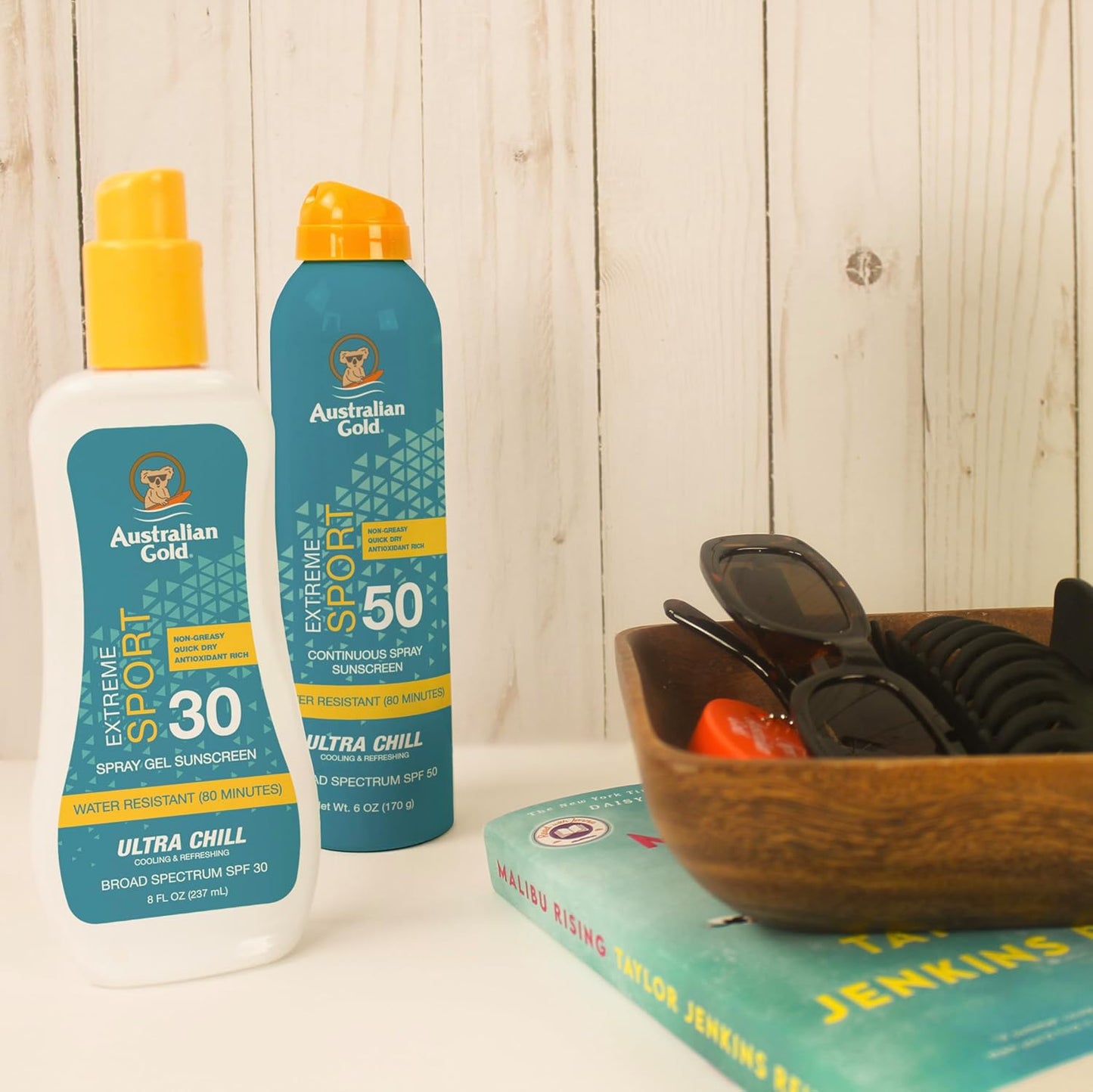 Australian Gold Extreme Sport Sunscreen Lotion SPF 30 & Extreme Sport Continuous Spray Sunscreen SPF 30, Sport Bundle