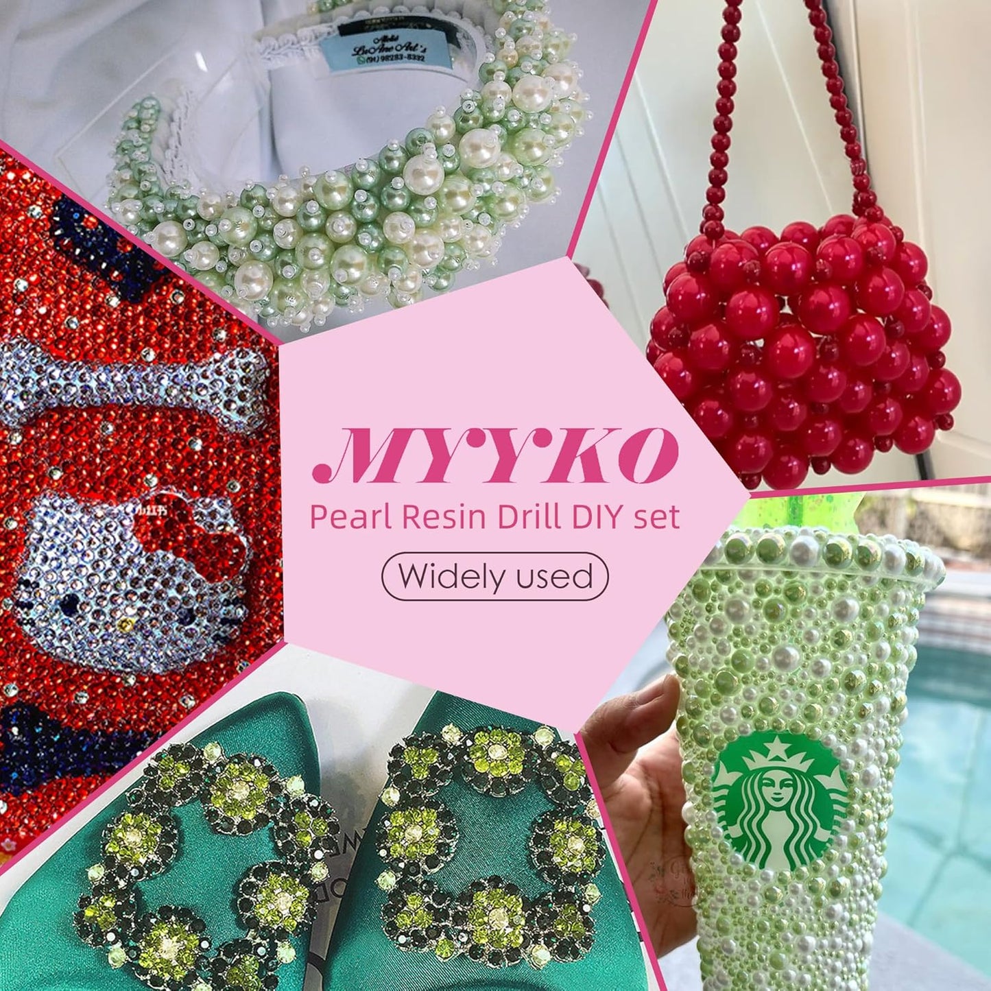 160g Red Green Flat Back Pearls Rhinestones with Gel for Crafts Mixed Size 3mm-10mm AB Color Round Half Pearls Flatback Pearl Beads and Resin Rhinestones Set for Face Art