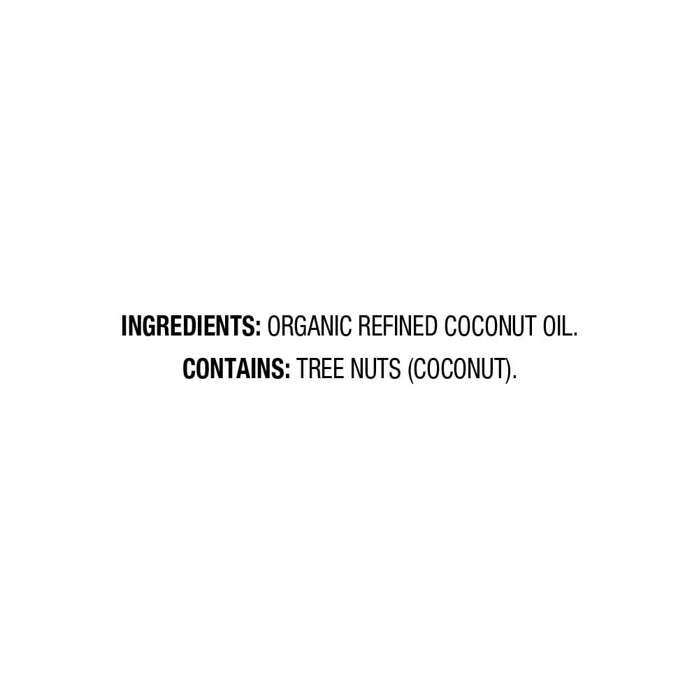 Amazon Grocery, Organic Refined Coconut Oil, 15 Fl Oz (Previously Amazon Fresh, Packaging May Vary)
