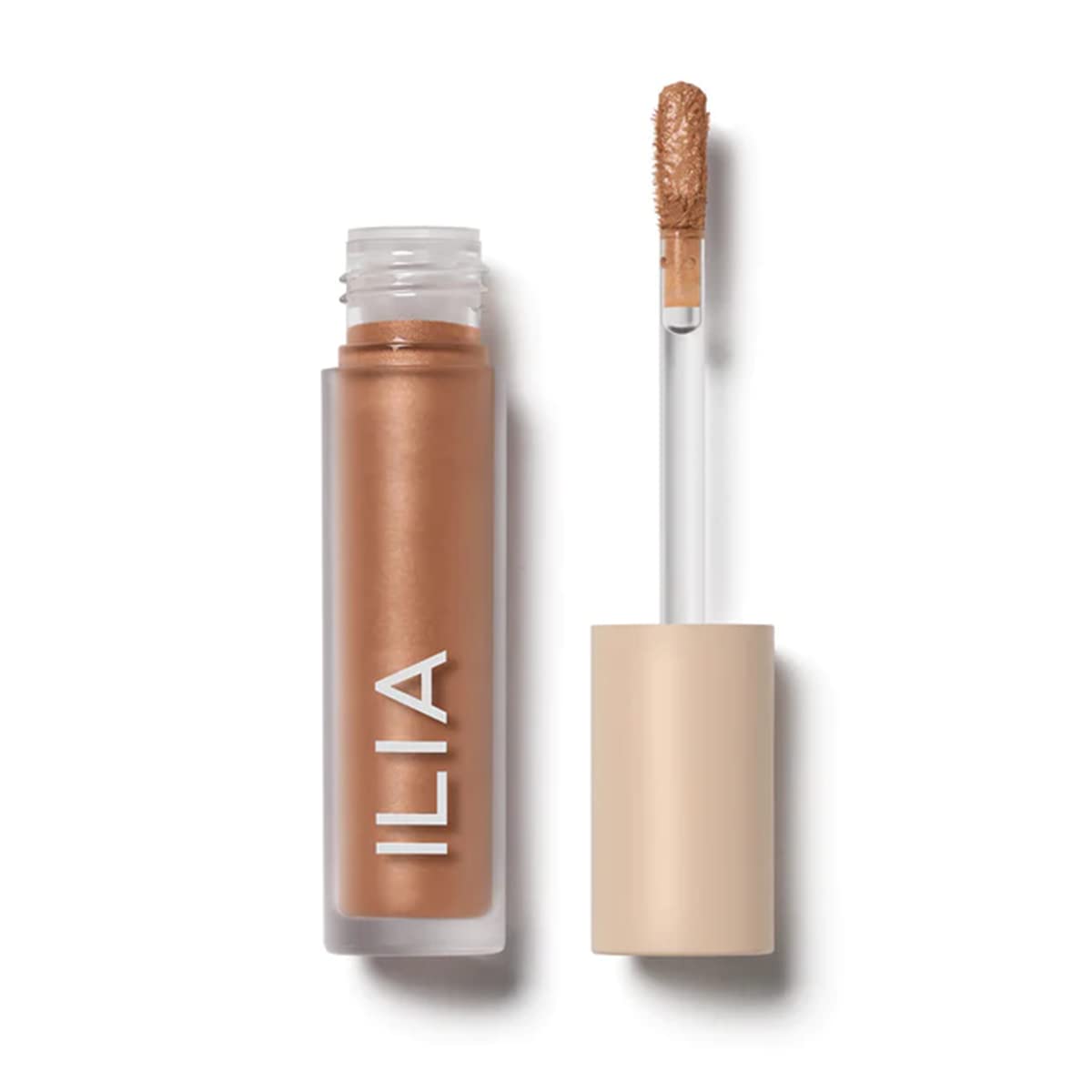 ILIA - Chromatic Liquid Powder Eye Tint | Cream-to-Powder Eyeshadow, Smudge-Resistant, Quick-Dry, Weightless, Water-Based | Non-Toxic, Vegan, Cruelty-Free, Clean Makeup (Burnish, 0.12 fl oz | 3.5 ml)