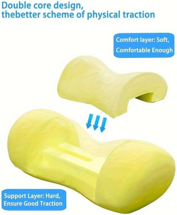 Small Neck Roll Pillow, Use to Neck Pain, Muscle Relief, Shoulder Pain Relaxer Foam Pillow