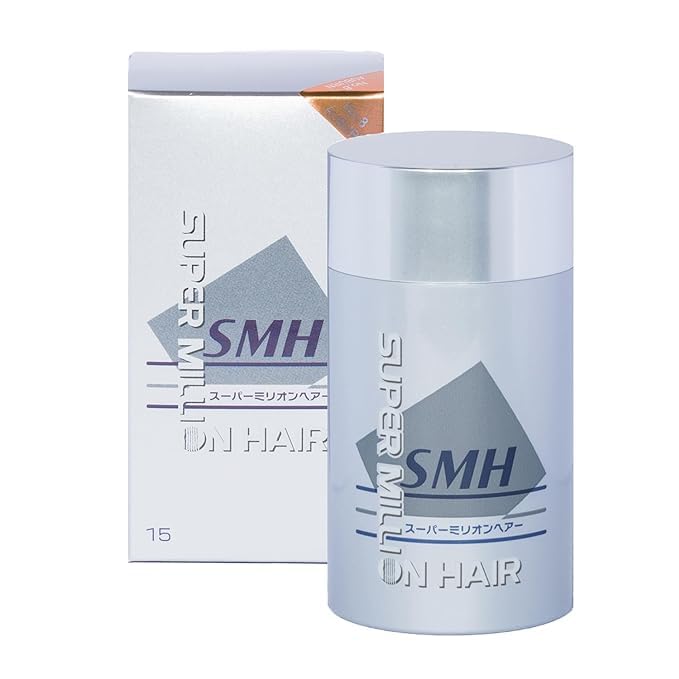 SMH Hair Fibers MADE IN JAPAN – Instantly Conceals Thinning Hair –Long-Lasting – Sweat, Water & Wind Resistant – Hair Loss Solutions For Men & Women (Auburn, 15g)