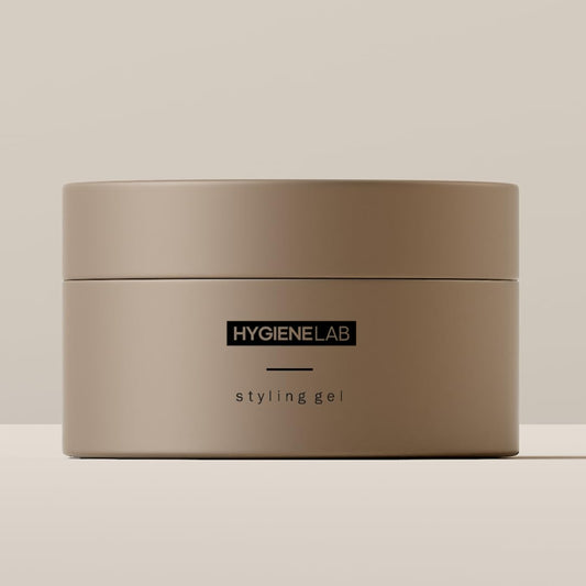 Men's Hair Gel - EWG Verified, Strong Hold, Matte Finish, Weightless Texture, Sandalwood Scent, Non-Toxic Clean Formula, Suitable for All Hair Types