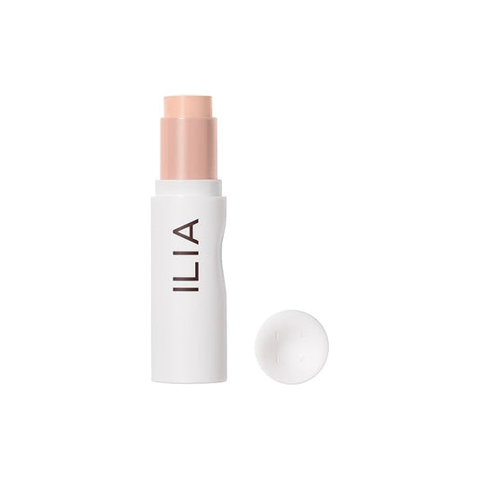 ILIA - Skin Rewind Complexion Stick - Foundation + Concealer + Skincare | Non-Toxic, Vegan, Cruelty-Free, Clean Makeup (5C - Pine, 0.35 oz | 10 g)