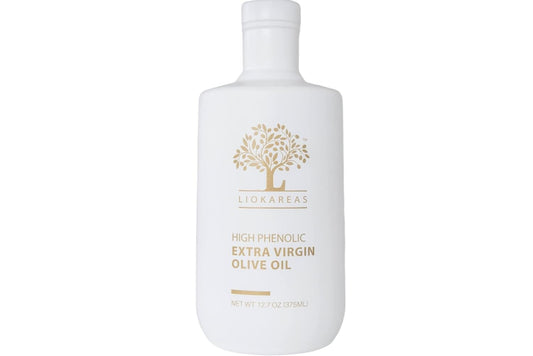 Rx High Phenolic Extra Virgin Olive Oil – Cold Pressed, Rich in Oleocanthal, Naturally High in Antioxidants, Bold Flavor – 375mL Bottle