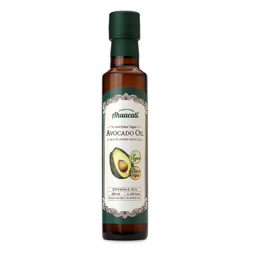 BOTO Premium Ahuacatl Extra Virgin Avocado Oil, 100% Cold Pressed, Vegan Certified, High Smoke Point, Non-GMO, 250ml