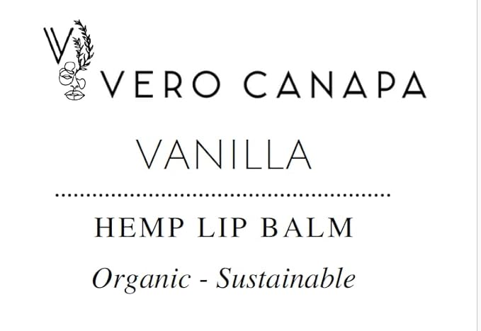 Vanilla Organic Hemp Lip Balm with SPF - 3 Pack | Lip Moisturizer |Sunscreen Lip Balm | SPF Lip Balm | Lip Care | Lip Balm Hydrating | Lip Balm Bulk | Lip Balm SPF | Lip Care Products