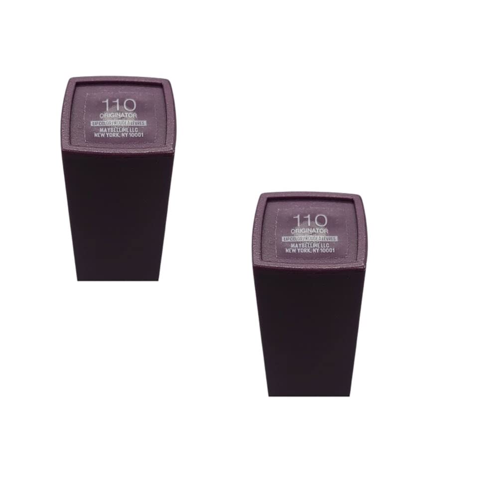 Pack of 2 Maybelline New York SuperStay Matte Ink Liquid Lipstick, Originator # 1102