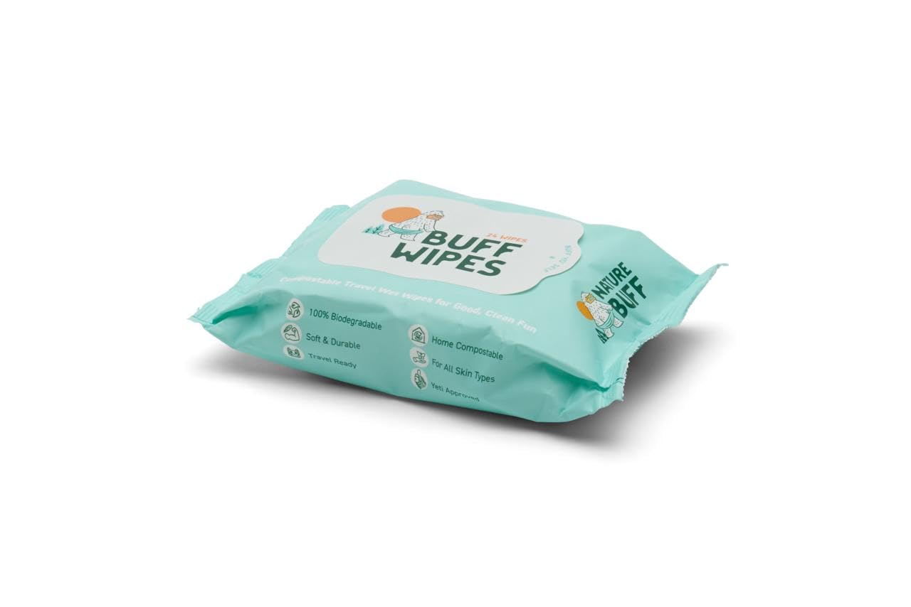 Multi-Use Wet Wipes for Babies & Adults - 99.7% Pure, Plastic-free, Biodegradable & Unscented Body Wipes - 24 Wipes Per Pack