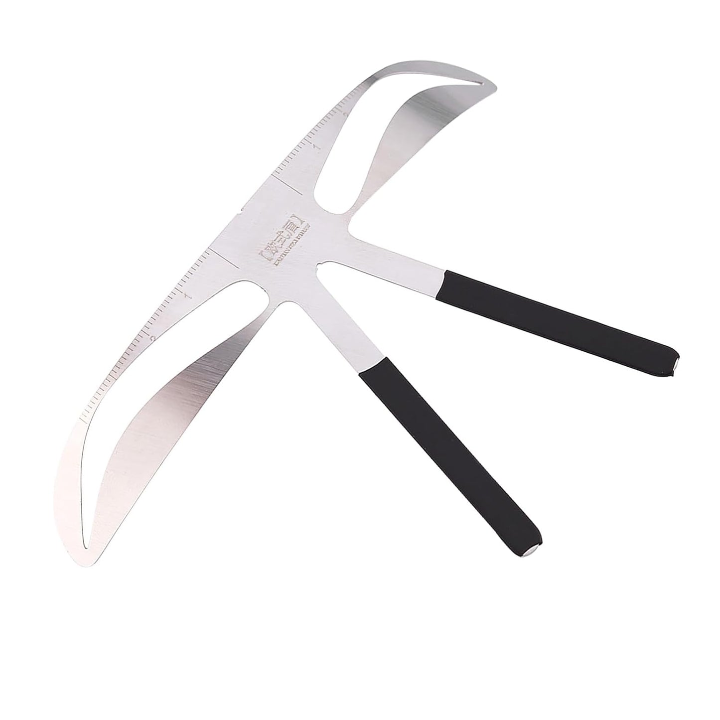 Eyebrow Mapping Tool,Eyebrow Patterns DIY Stencil, Stainess Steel Eyebrow Ruler Measurement Microblading Permanent Gold Ratio Positioning Tool(European Eyebrow)