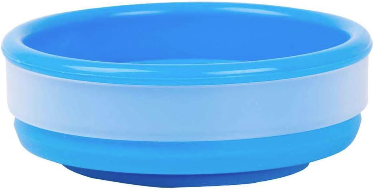 Collapsible Silicone Cup for Camping and Backpacking - Camping Dishware Gear Essentials in Blue (Made by Caddis Sports)