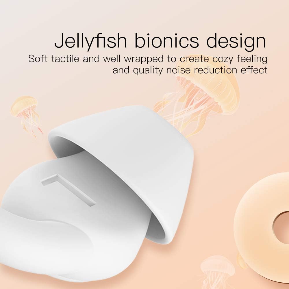 WUTAN Ear Plugs for Sleeping Noise Cancelling 14-38dB, Comfortable Soft Reusable Silicone Ear Plugs Noise Reduction Earplugs for Sleep Concert Work Airplane Travel (earplugsBLACK RED, S/L)