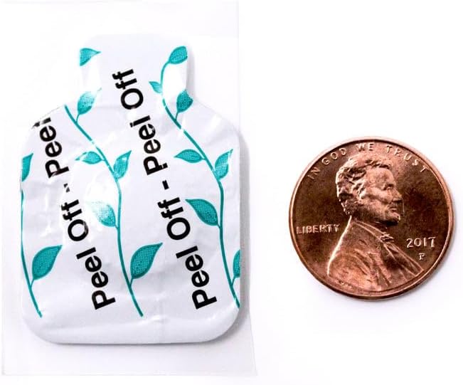 Calm No. 34 Patche for Stress Relief | Essential Oil Blend Natural Aromatheraphy Stickers | Non-Metallic Safe for MRI, Easy Peel and Stick Aroma Calming Patch,50 Patches Pack