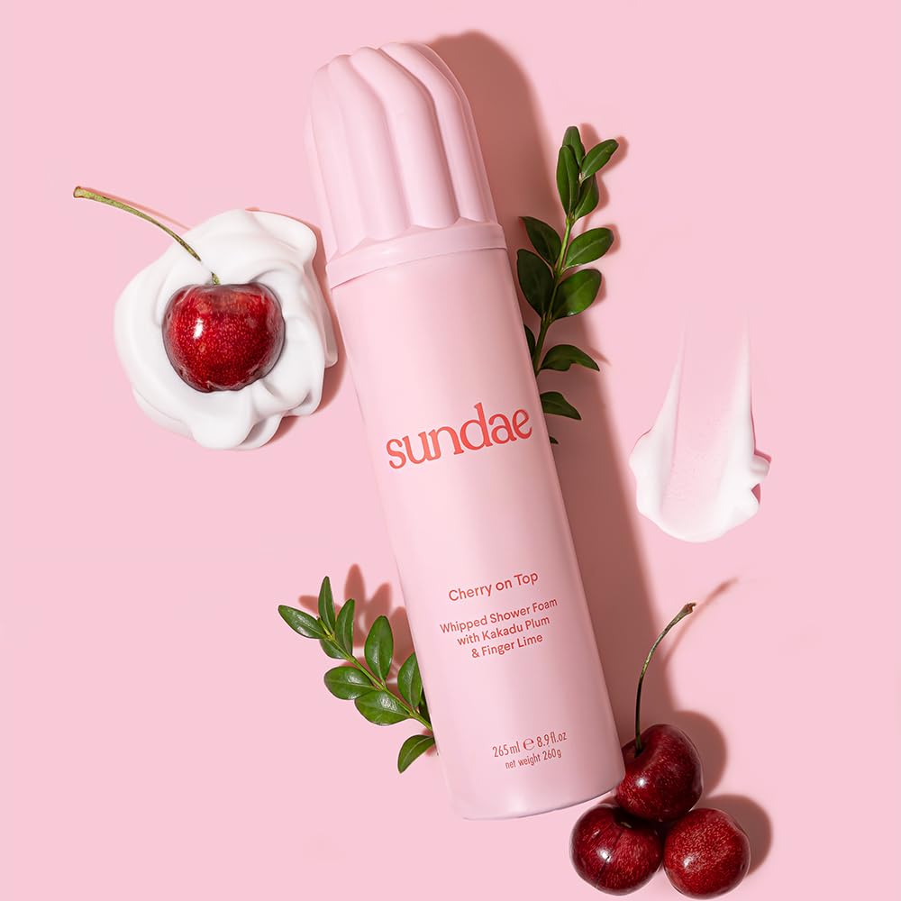 Whipped Shower Foam Cherry On Top Foaming Body Wash 8.9 fl oz, 265ml