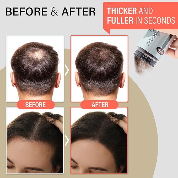 SMH Hair Fibers MADE IN JAPAN – Instantly Conceals Thinning Hair –Long-Lasting – Sweat, Water & Wind Resistant – Hair Loss Solutions For Men & Women (Medium Blond, 15g)