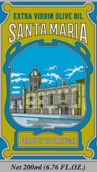 Extra Virgin Olive Oil - Santa Maria Portuguese Vintage Metal Tin - 200ml. This is a brand with almost 100 Years. (5)