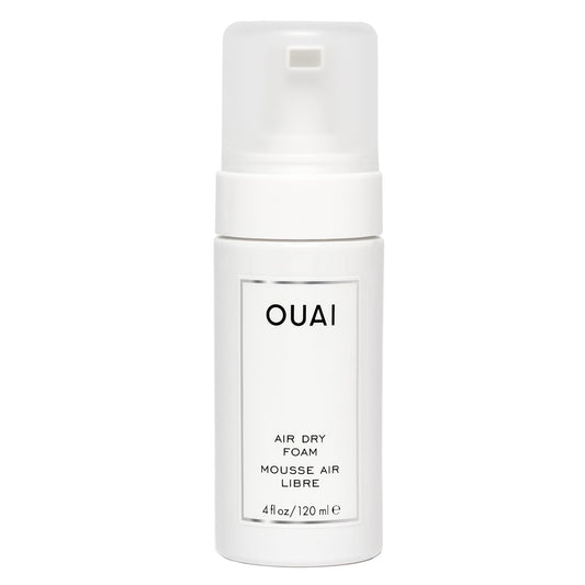 OUAI Air Dry Foam - Hair Mousse for Curly Hair & Beach Waves - Conditioning & Detangling With Kale and Carrot Extract - Paraben, Phthalate and Sulfate Free (4 Oz)
