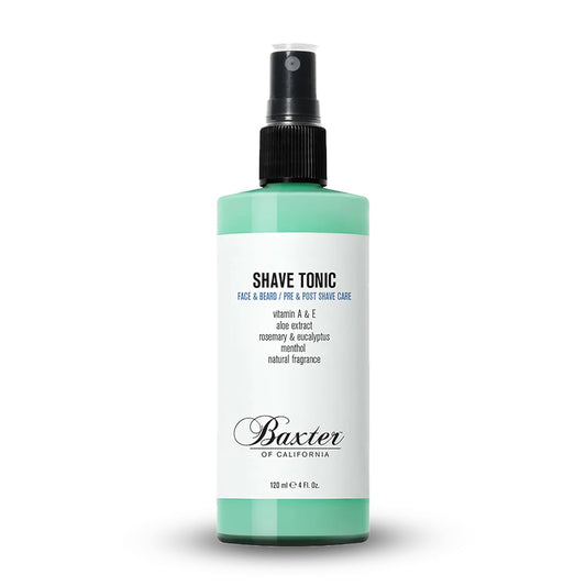 Baxter of California Shave Tonic For Men | Non-Drying | Hydrate & Strengthen | Aloe Extract and Eucalyptus | 4 fl oz.