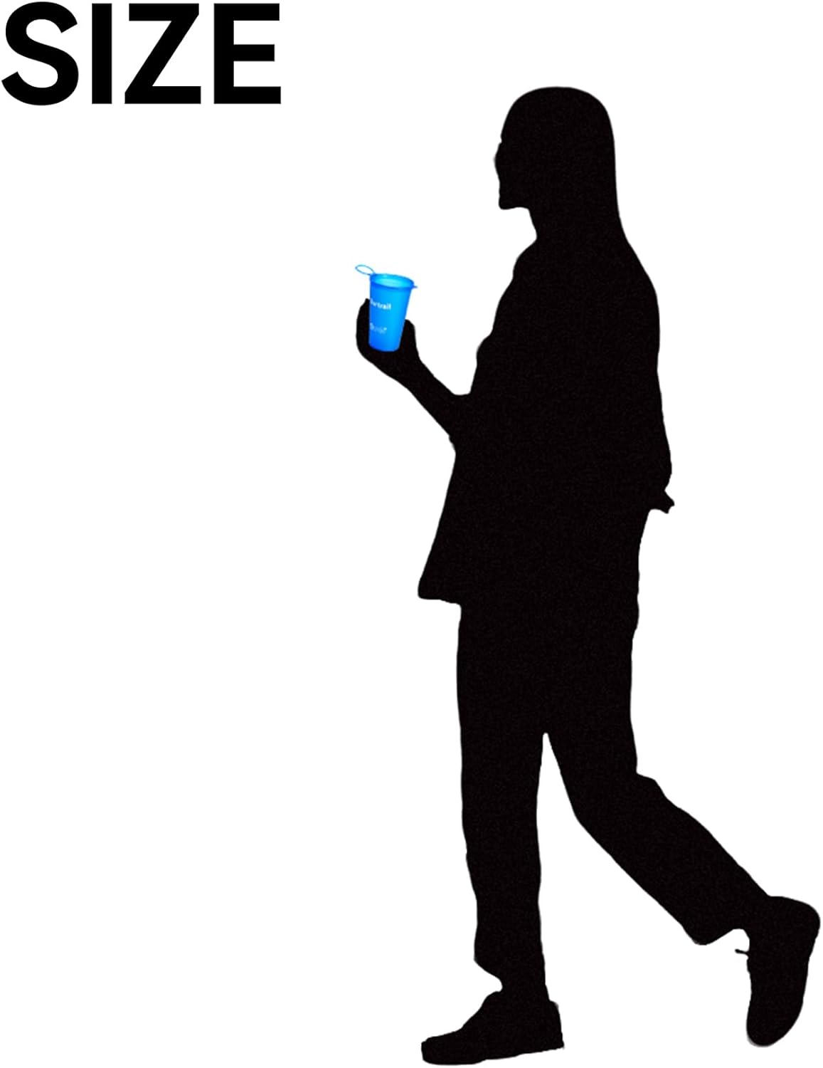 200 ml/6.8 oz-2Pack-Collapsible Cup TPU Running Water Cup Foldable Reusable Protable for Running,Backpacking,Traveling,Climbing,Marathon-BPA Free,SkyBlue