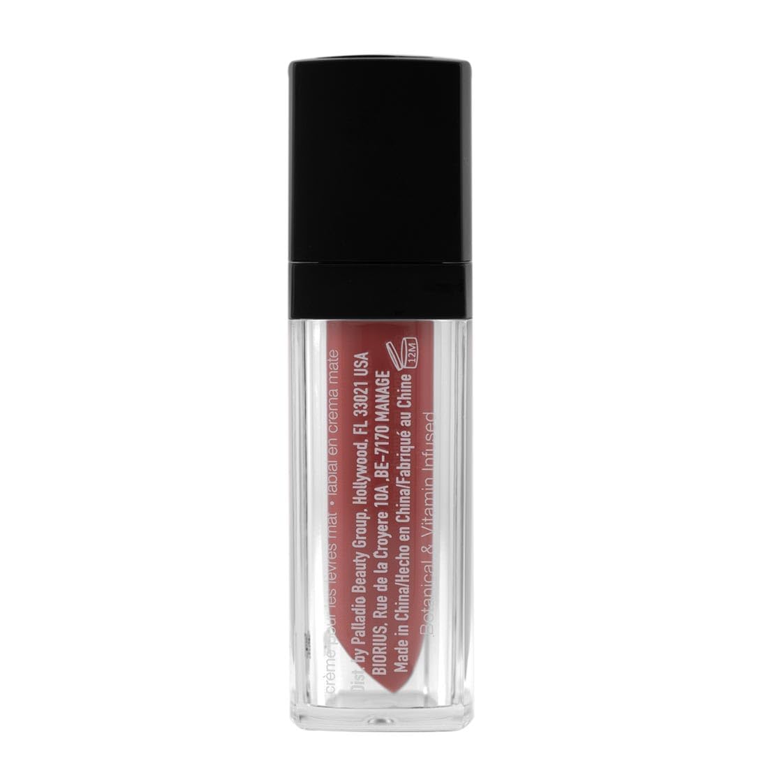 Palladio Velvet Matte Cream Lip Color, Sateen
