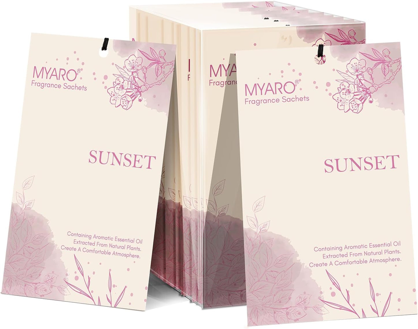 Sachets Scented for Closet and Drawer, MYARO 12 PCS Closet Odor Eliminator Air Fresheners for Home Long Lasting, Make Your House Smell Good