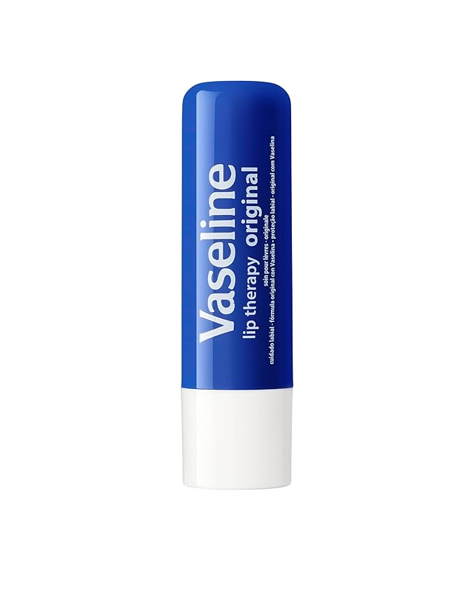 Vaseline Lip Therapy Care Original, Fast-Acting Nourishment, Ideal for Chapped, Dry, Cracked, or Damaged Lips, Lip Balm, 2-Pack of 2, 0.16 Oz Each, 4 Lip Balms