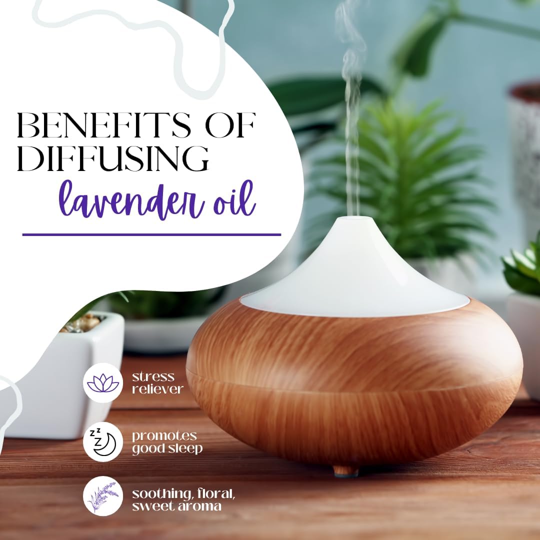 2 Bottles - 16 fl oz Lavender Essential Oil - 100% Essential Oil, Aluminum Bottle - GreenHealth