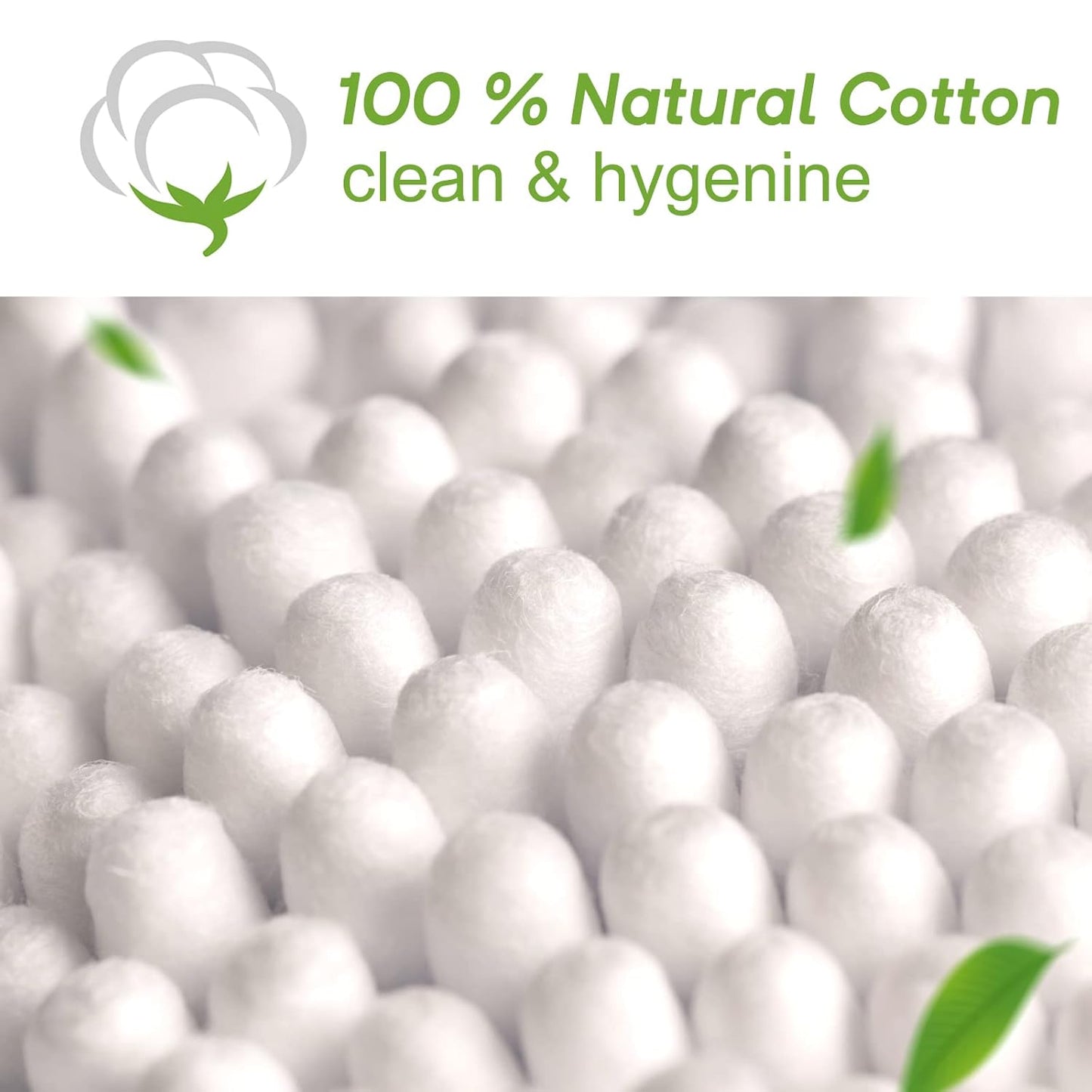 eyxformula 1000 Count Bamboo Cotton Swabs, Soft, Hypoallergenic, Sturdy, 900 Organic Cotton Ear Buds &100 6 Inch Long Swabs for Ear Cleaning, Makeup, Personal & Pet Care, Art & Crafts, Gun Cleaning