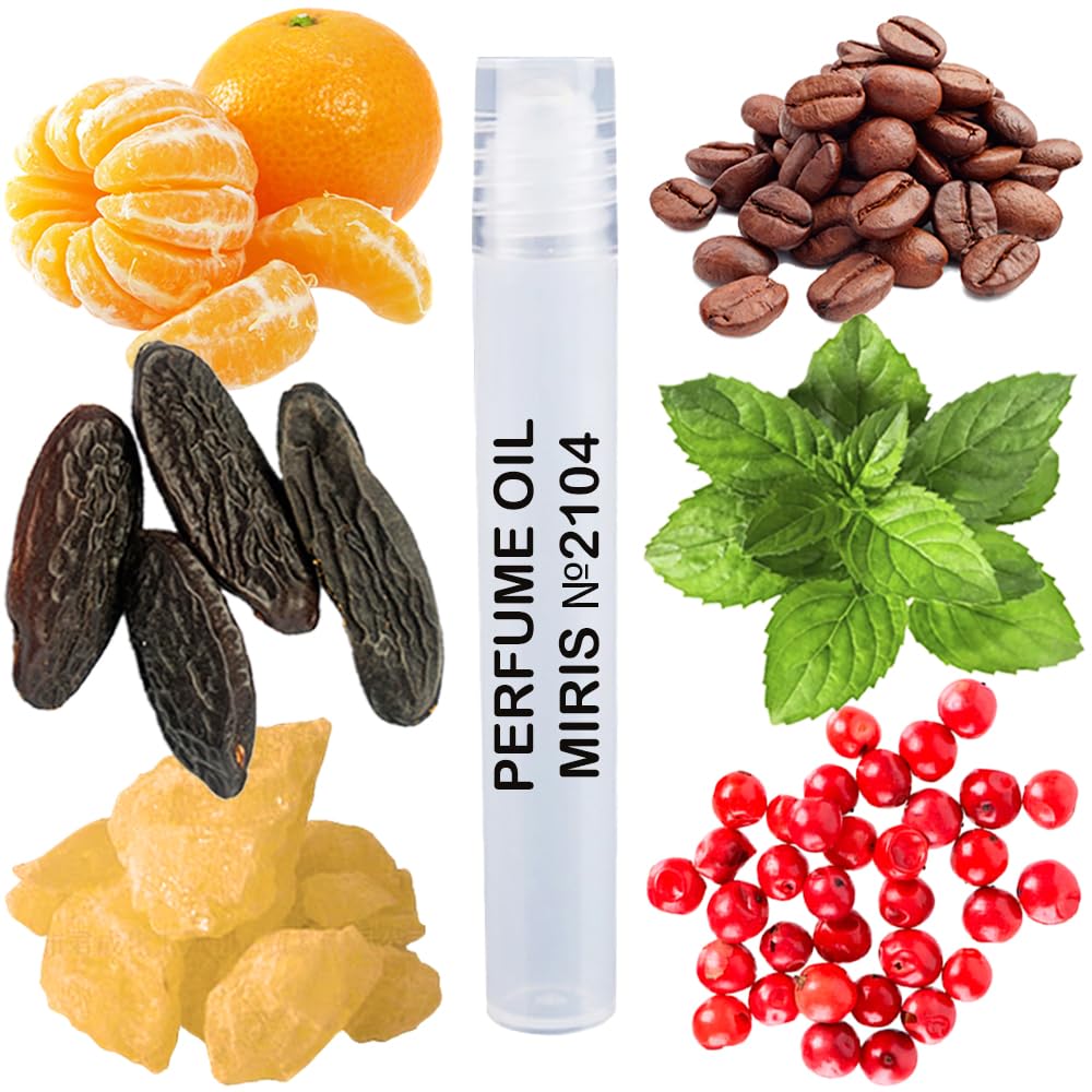 MIRIS Perfume Oil No. 2104, Inspired by Play Intense, Long-Lasting Men Roll-On, Rollerball 0.34 Fl Oz / 10 ml