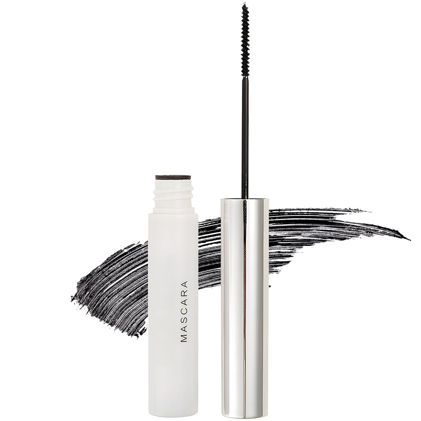 Waterproof Mascara for Eyes White Black Brown Purple Long-lasting colored Mascara Eye Makeup Fast-Dry (Black, 0.17 Fl Oz)