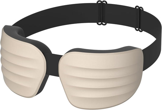 Sleep Mask for Side Sleeper Women Men, Eye Mask for Sleeping Light Blocking, Zero Eye Pressure 3D Sleeping, Gery