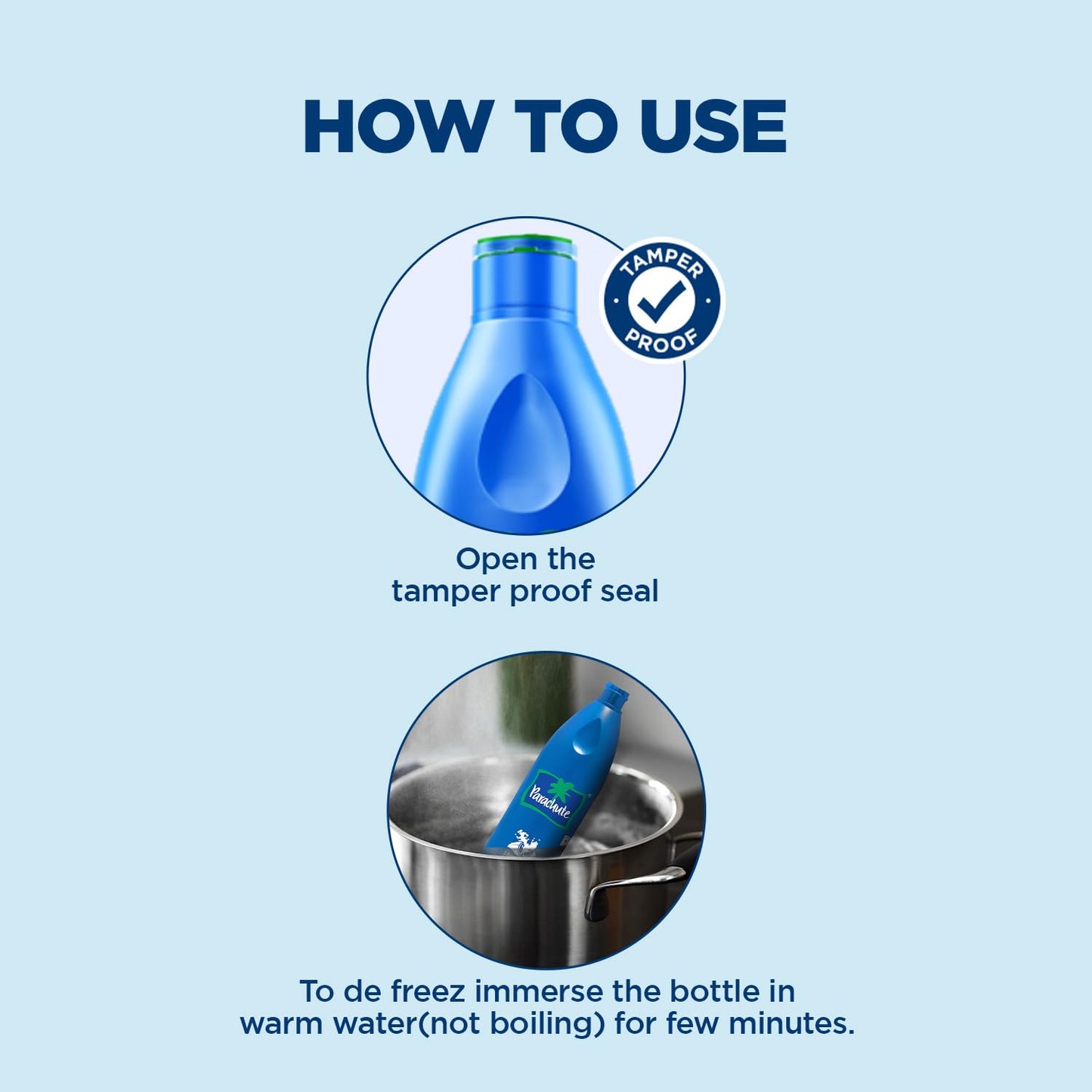 Parachute Coconut Oil| 100% Pure & Natural| Unrefined Coconut Oil| No Chemicals & Preservatives| Fresh Long Lasting Aroma| Untouched By Hands| 31 Fl Oz Jar | Pack of 2