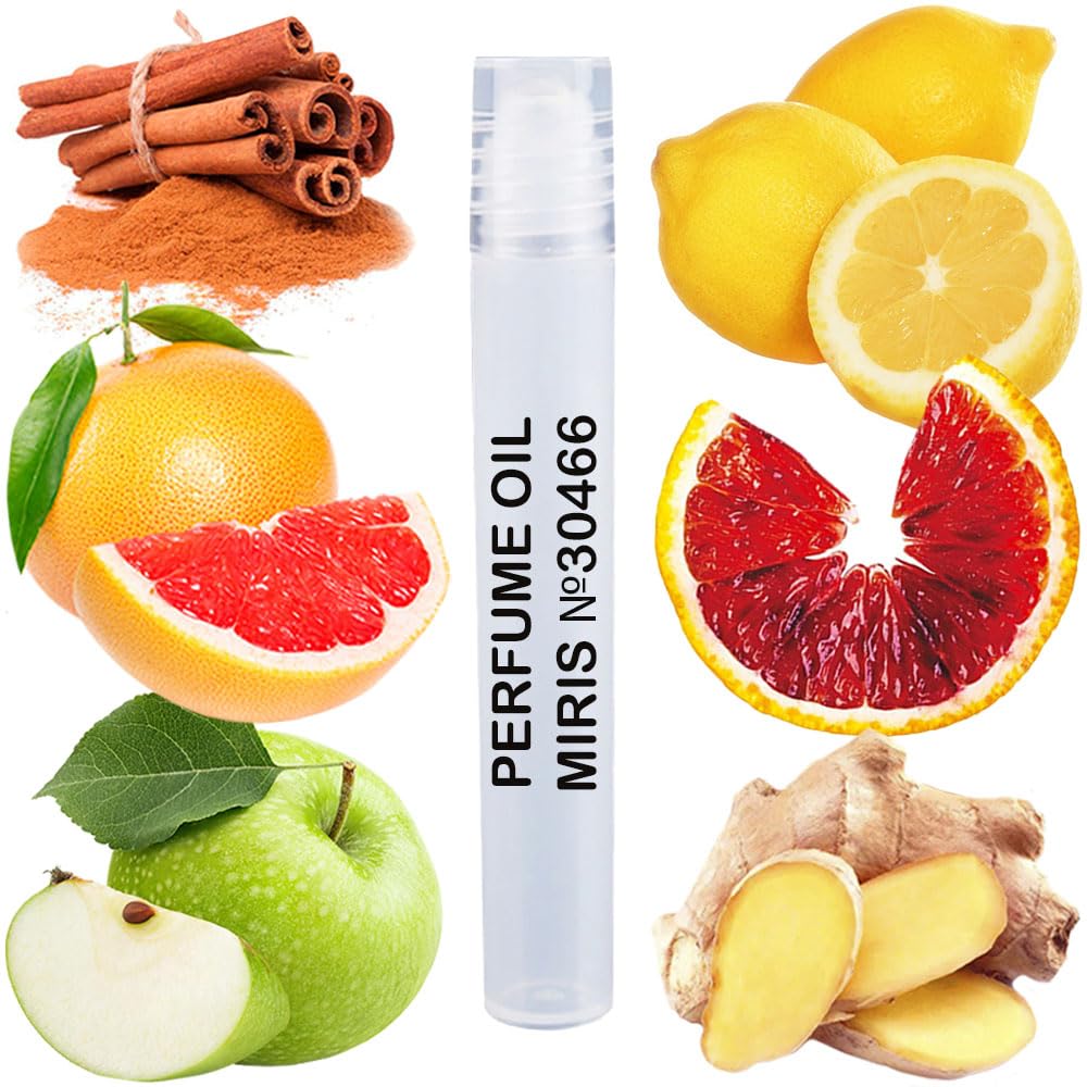 MIRIS Perfume Oil No. 30466, Inspired by Bos Bottled Tonic, Long-Lasting Men Roll-On, Rollerball 0.34 Fl Oz / 10 ml