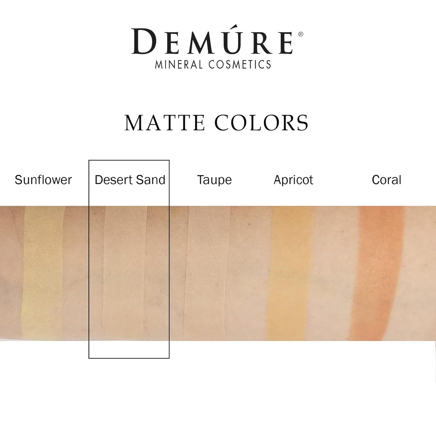 Demure Mineral Make Up (Desert Sand) Eye Shadow, Matte Eyeshadow, Loose Powder, Eye Makeup, Professional Makeup