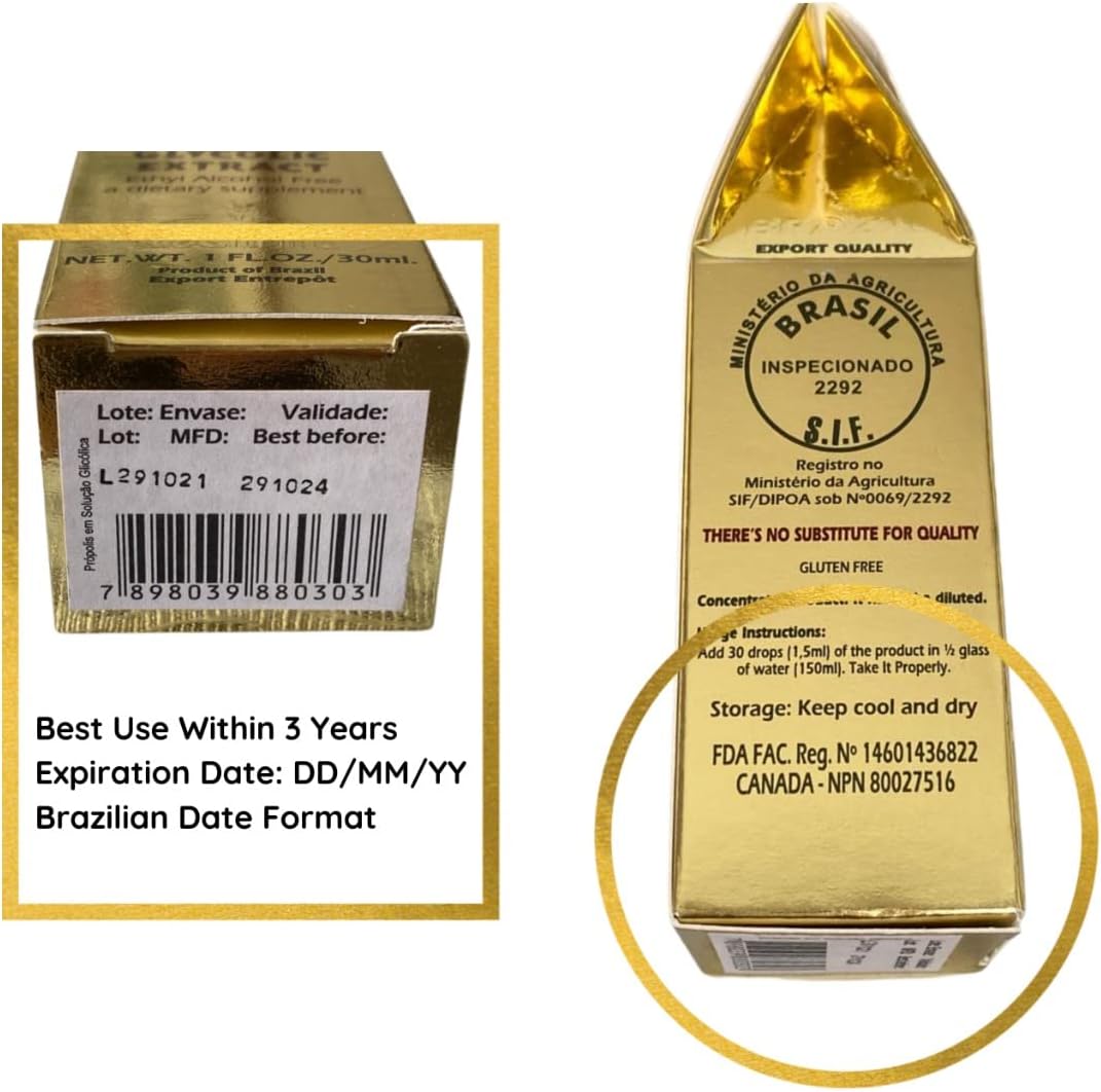 Brazilian Green Propolis Sunyata FDA Registered (3) Bundle 1 pack Bee Freshener (3)